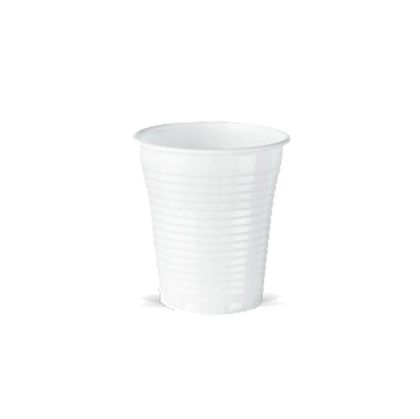 Пластмасови чаши, бели, 80 ml, 100 броя