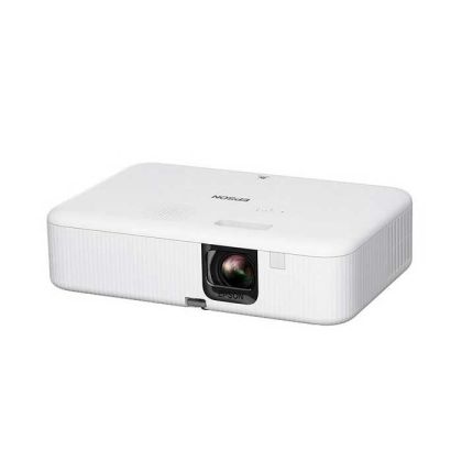 Проектор Epson CO-FH02, 3LCD, FullHD, 3000 lm, HDMI, USB, 16:9, UHE 188 Watt, HDMI, ниво на шум 37 dB, 2.6 kg, бял