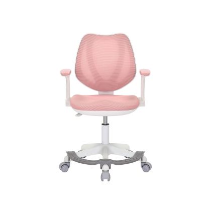 Детски стол RFG Sweety White, меш, до 100 kg, розов