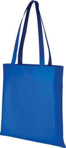 Пазарска чанта PF с дълги дръжки, полипропилен, син