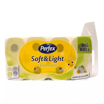 Тоал.хартия Perfex Soft, 16 бр,3 пласта, Лайка