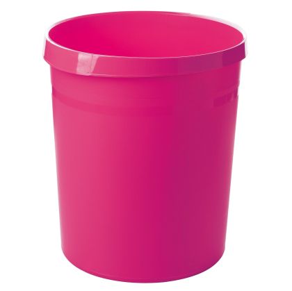 Кош за отпадъци HAN Grip Trend, пластмасов, 18 L, розов, 31.2 х 23.7 х 35 cm