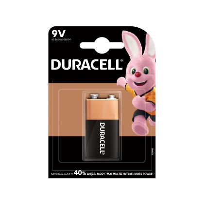 Алкална батерия Duracell, 6LR61, 9 V, AAA