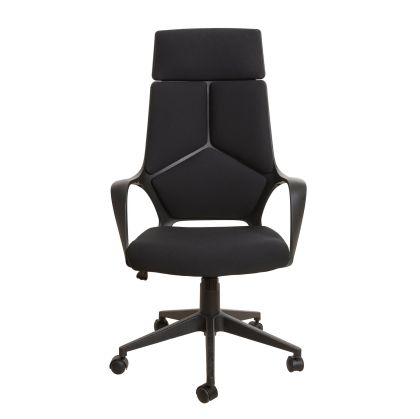 Директорски стол Force Black, текстил, Tilt механизъм, до 120 kg, черен