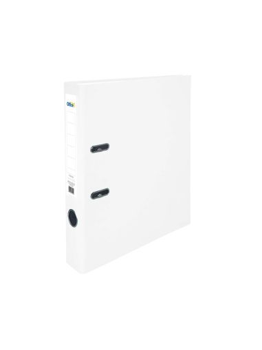 Office 1 Класьор, 5 cm, PP, несглобен, бял, 50 броя