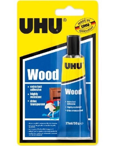 Лепило за дърво UHU 30 g, бързосъхнещо