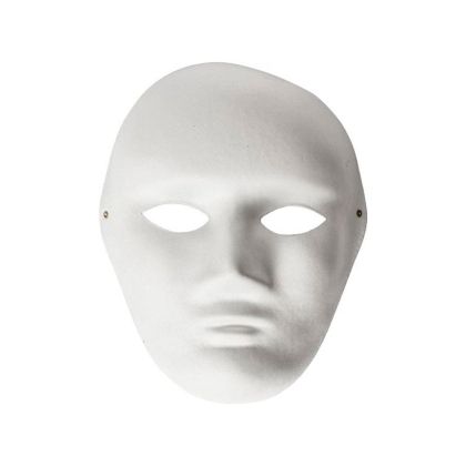 Маска лице Junior, за оцветяване и декорация, 24 х 19 cm