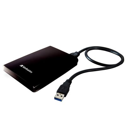 Външен HDD твърд диск Verbatim, 2.5'', USB 3.0, 2 TB, черен