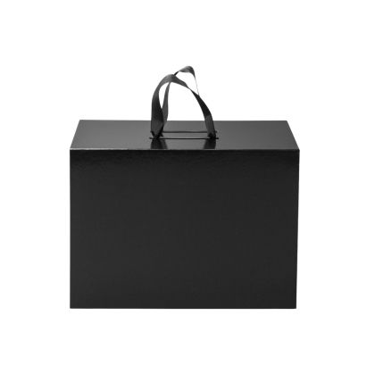 Office 1 Кутия Handle, сгъваема, 38 х 28 х 13.5 cm, с дръжки, черна