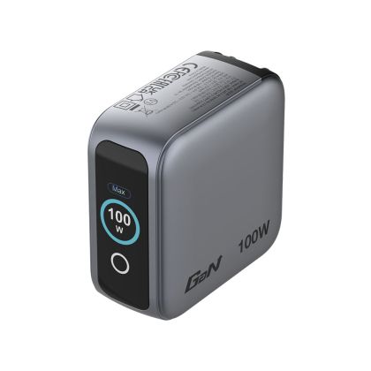 Зарядно устройство Verbatim Mini, GaN, 100 W