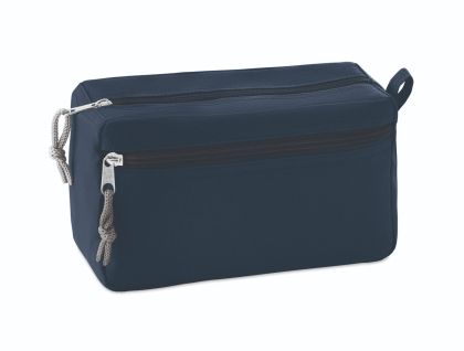 Несесер с два ципа, тъмносин