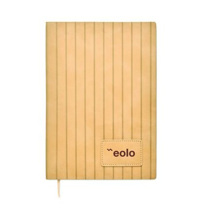 Бележник Tintray А5, 80л, PU корица, БЕЖОВ