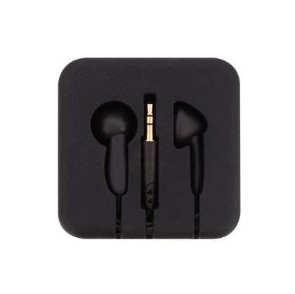 Слушалки TNB Pocket, 3.5 mm жак, 1.2 m кабел, черни, в силиконова кутия
