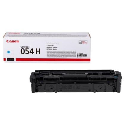 Оригинална тонер касета Canon CRG-054H, 2300 страници/5%, Cyan