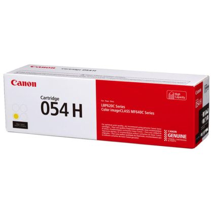 Оригинална тонер касета Canon CRG-054H, 2300 страници/5%, Yellow