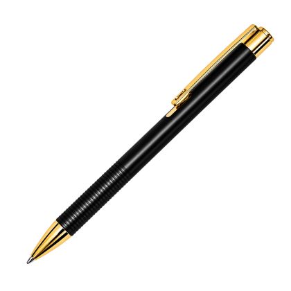 Office 1 Химикалка Jaipur Gold, метална, със златисти елементи, черна
