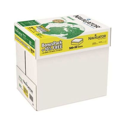 Navigator Копирна хартия Universal, А4, 80 g/m2, 5 пакета, 2750 листа