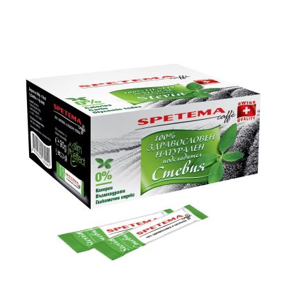 Spetema Подсладител Стевия, 1 g, 90 броя