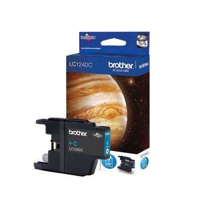 Оригинален патрон Brother LC1240, 600 страници/5%, Cyan