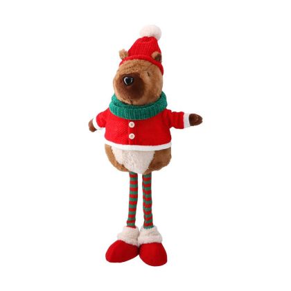Капибара за декорация Festa Winter Coco, коледна, 55 cm, червена