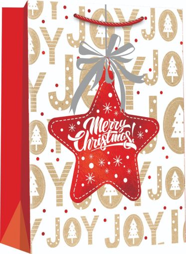 Подаръчна торбичка XMAS Deluxe M,18x23x10 cm