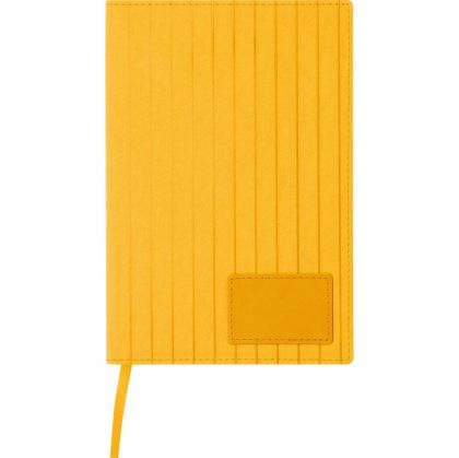 Бележник А5, PU корица, 96 страници, ЖЪЛТ