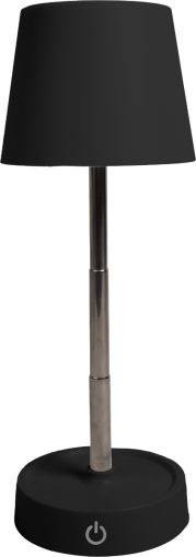Настолна лампа, USB, 1200mAh, черна