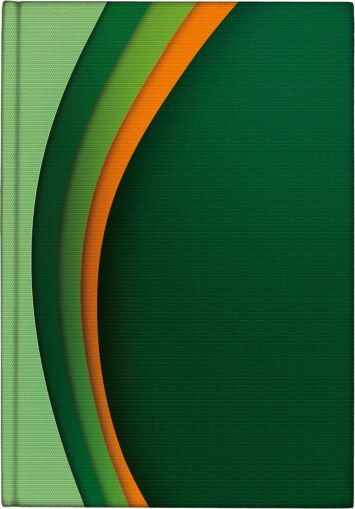 Бележник КБ 11, А5, 176 страници, ламинат, зелен дизайн