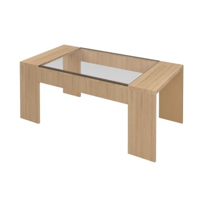 Ниска маса HMS03, 120 x 60 x 45 cm, правоъгълен плот