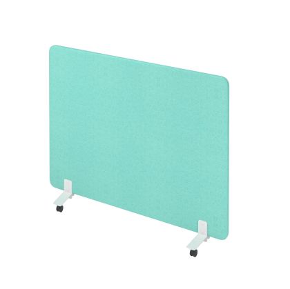 Шумоизолиращ преграден панел Narbutas Free Standing, свободностоящ, 1600 x 36 x 1200 mm, дамаска Velito Presto светла мента, ПДЧ 16 mm