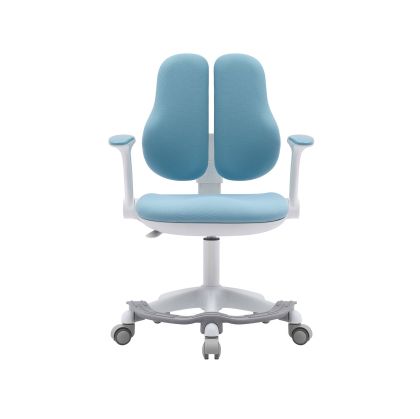 Детски стол RFG Ergo Cute White, текстил, до 100 kg, син