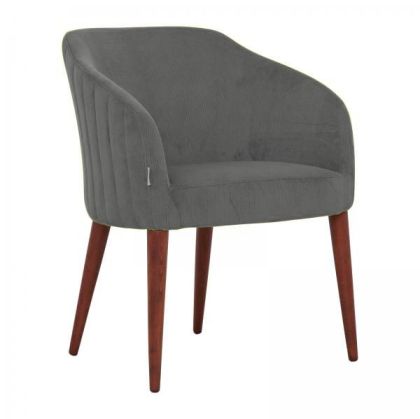 Кресло RFG Meda Wood, до 120 kg, сиво