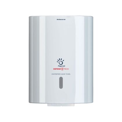 Диспенсър за кухненска ролка Papernet Centrefeed, бял, 20.5 x 21.5 cm, 22.1 х 22.5 х 30.4 cm