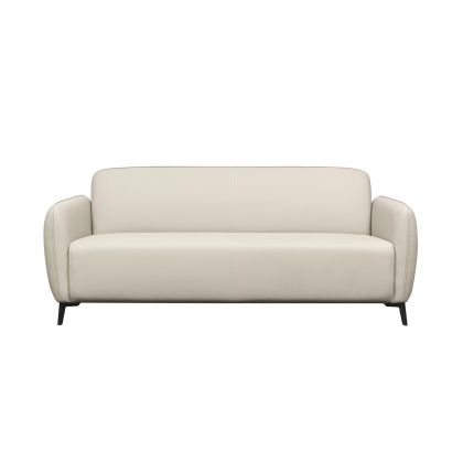 Диван RFG Lisa, двуместен, екокожа, 1380 х 750 х 780 mm, светлосив