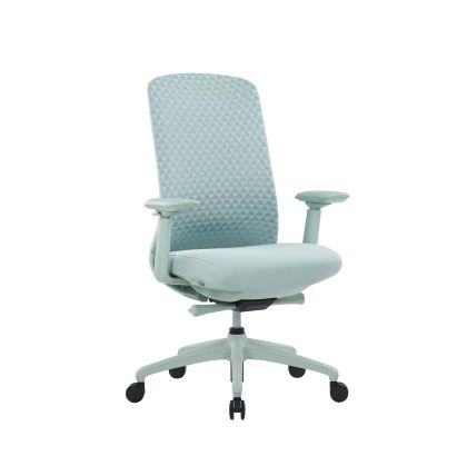 Ергономичен стол RFG Style W, дамаска, до 130 kg, мента