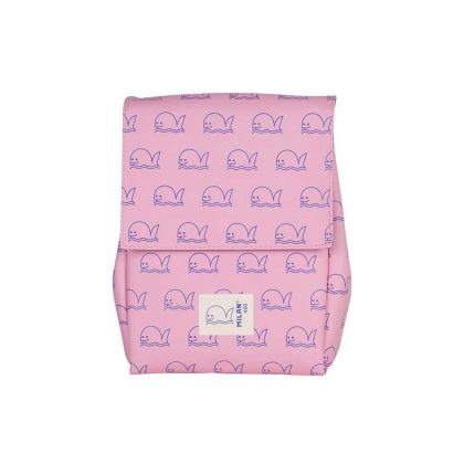 Milan Чанта за храна 460, с 2 кутии, 3.5 L, светлорозова