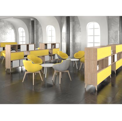 Панел за гръб на шкаф Narbutas Choice, 762 x 334 x 7 mm, тапициран, дамаска Velito Presto, светла мента