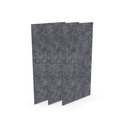 Акустично пано Narbutas Pet, правоъгълник, 200 х 400 х 9 mm, PET филц, 3 броя, сиво