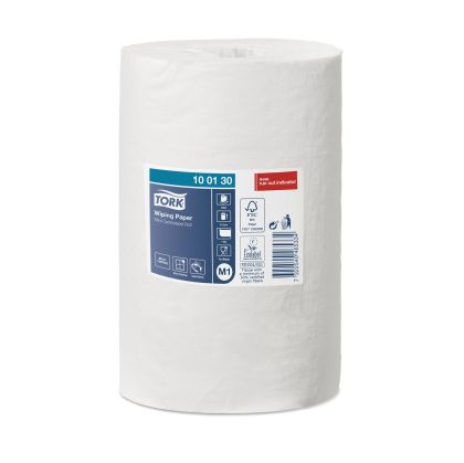 Домакинска ролка Tork M1, еднопластова, целулозна, 120 m, 11 броя