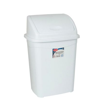 Кош Planet с люлеещ капак, 26 L, бял, 355 x 275 x 530 cm