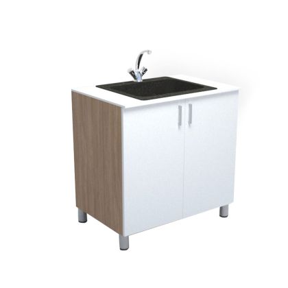 Шкаф RFG Labo, с мивка и батерия, 900 х 600 х 900 mm, ПДЧ 18 mm