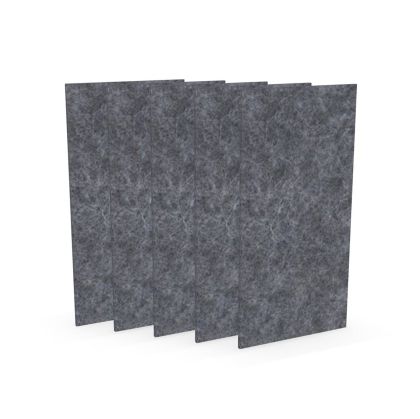 Акустично пано Narbutas Pet, правоъгълник, 200 х 400 х 9 mm, PET филц, 5 броя, сиво