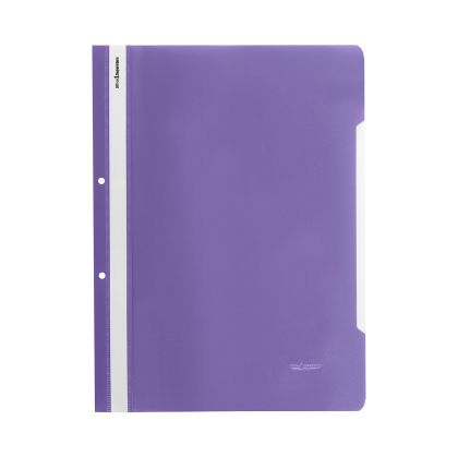 Office 1 Папка, PP, с перфорация, лилава, 50 броя