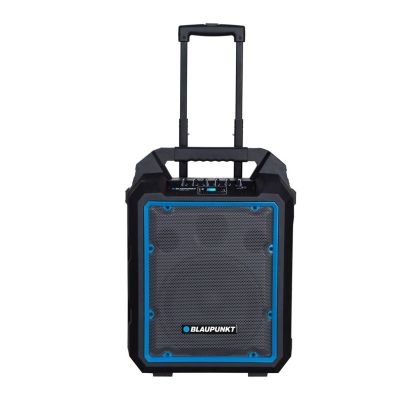 Blaupunkt Тонколона MB10, преносима, караоке, 600 W, черна, с 1 кабелен микрофон