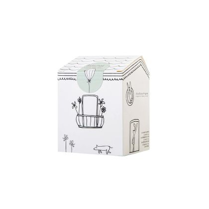 Комплект за бебе GFL Cosmetics Dadaumpa, мокра кърпа, шампоан, лосион, гъба за баня, 15 броя, 13 x 13 cm