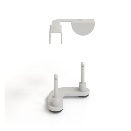 Крачета Narbutas My Space, L-образни, метални, черни