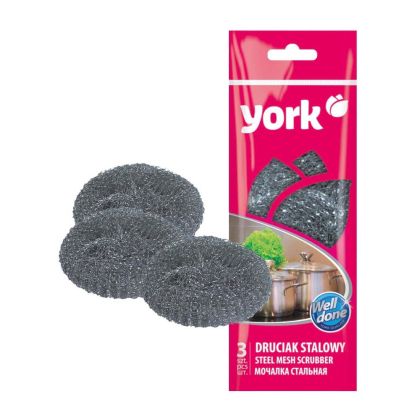 Домакинска тел за съдове York Maxi, фина, 3 броя