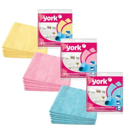 Домакинска кърпа York, перфорирана, 34 х 35 cm, 6 броя