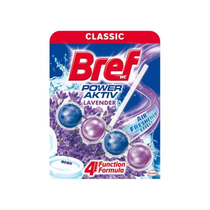 Ароматизатор за тоалетна Bref Power Aktiv, лавандула, 50 g