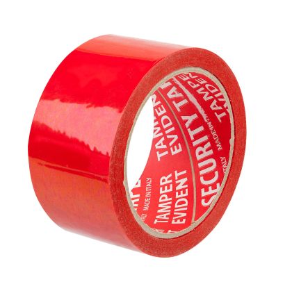 Adesivi Секретна лента за сигурност, самозалепваща се, 50 mm x 50 m, червена